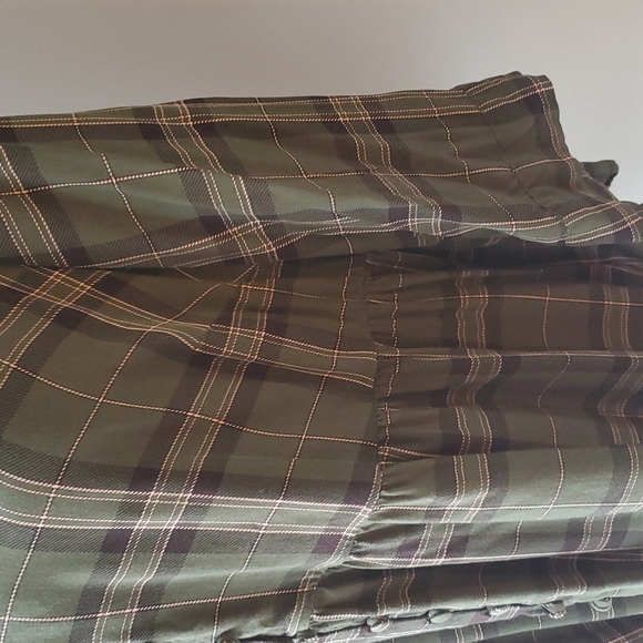 Torrid Green and Pink Plaid Top, size 2 - Picture 9 of 14